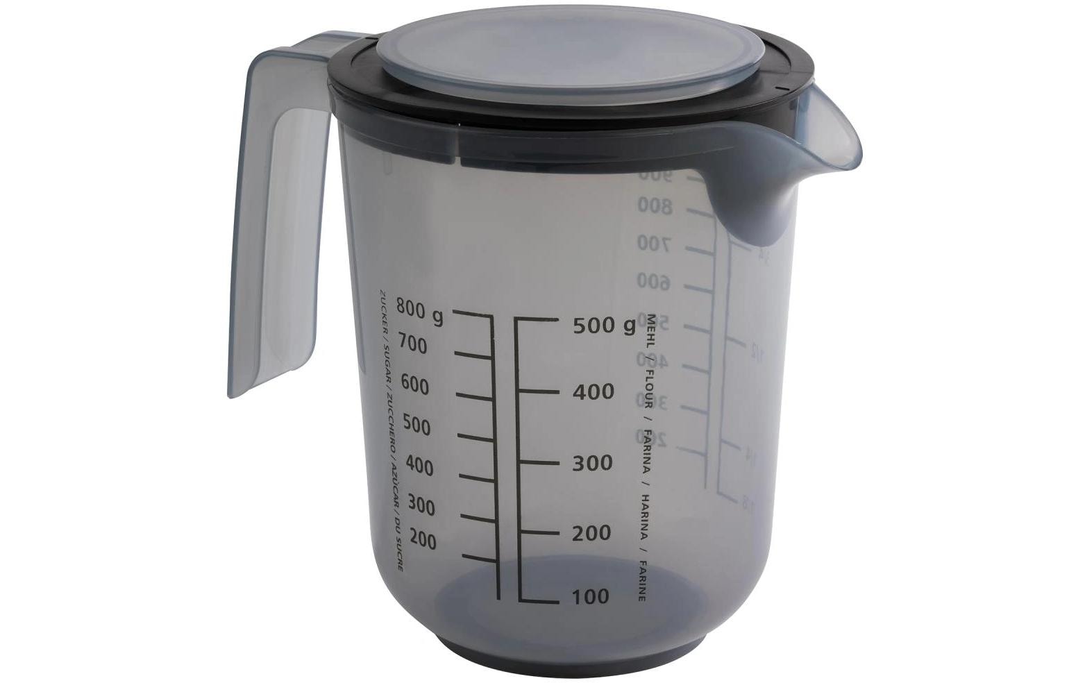 APS Rührbecher mit Deckel MIXUP 1 l, French Grey