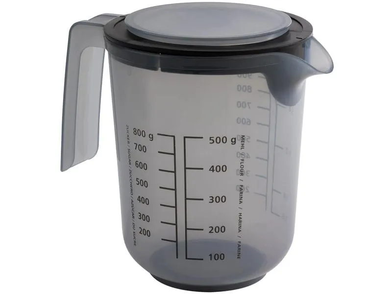 APS Rührbecher mit Deckel MIXUP 1 l, French Grey