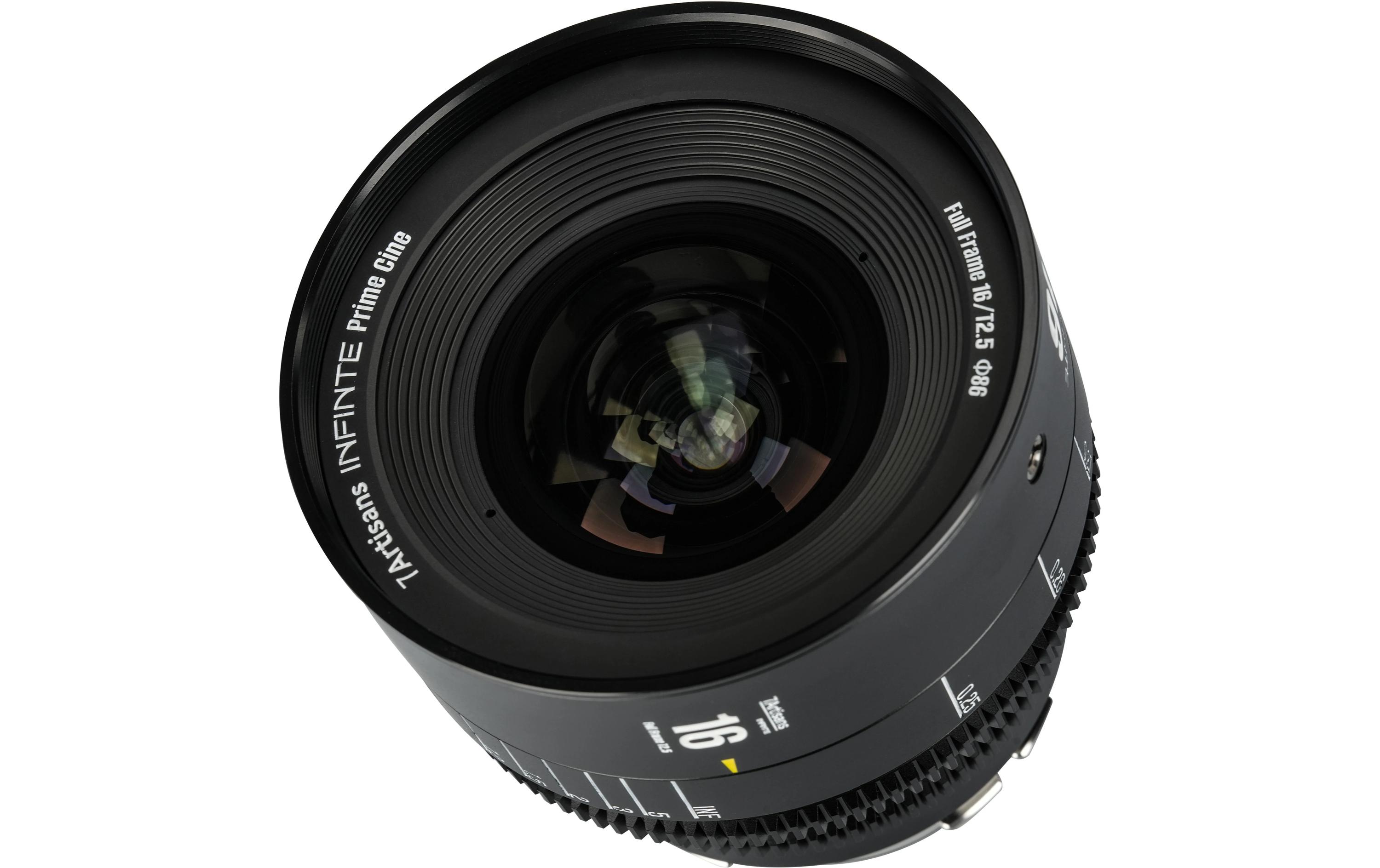 7Artisans Festbrennweite 16mm T/2.5 INFINTE Schwarz – Arri PL