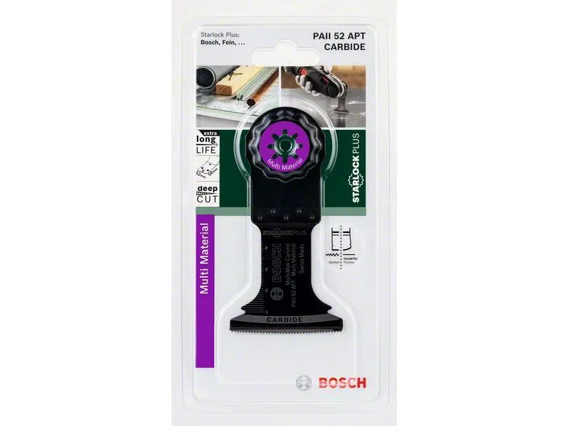 Bosch Tauchsägeblatt Starlock PAII 52 APT MultiMax, 52 mm Bosch Tauchsägeblatt Starlock PAII 52 APT MultiMax, 52 mm