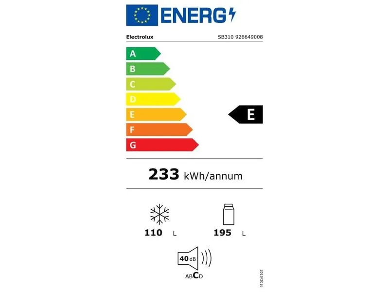 Electrolux Kühl-Gefrierkombination SB310 Rechts/Wechselbar Electrolux Kühl-Gefrierkombination SB310 Rechts/Wechselbar