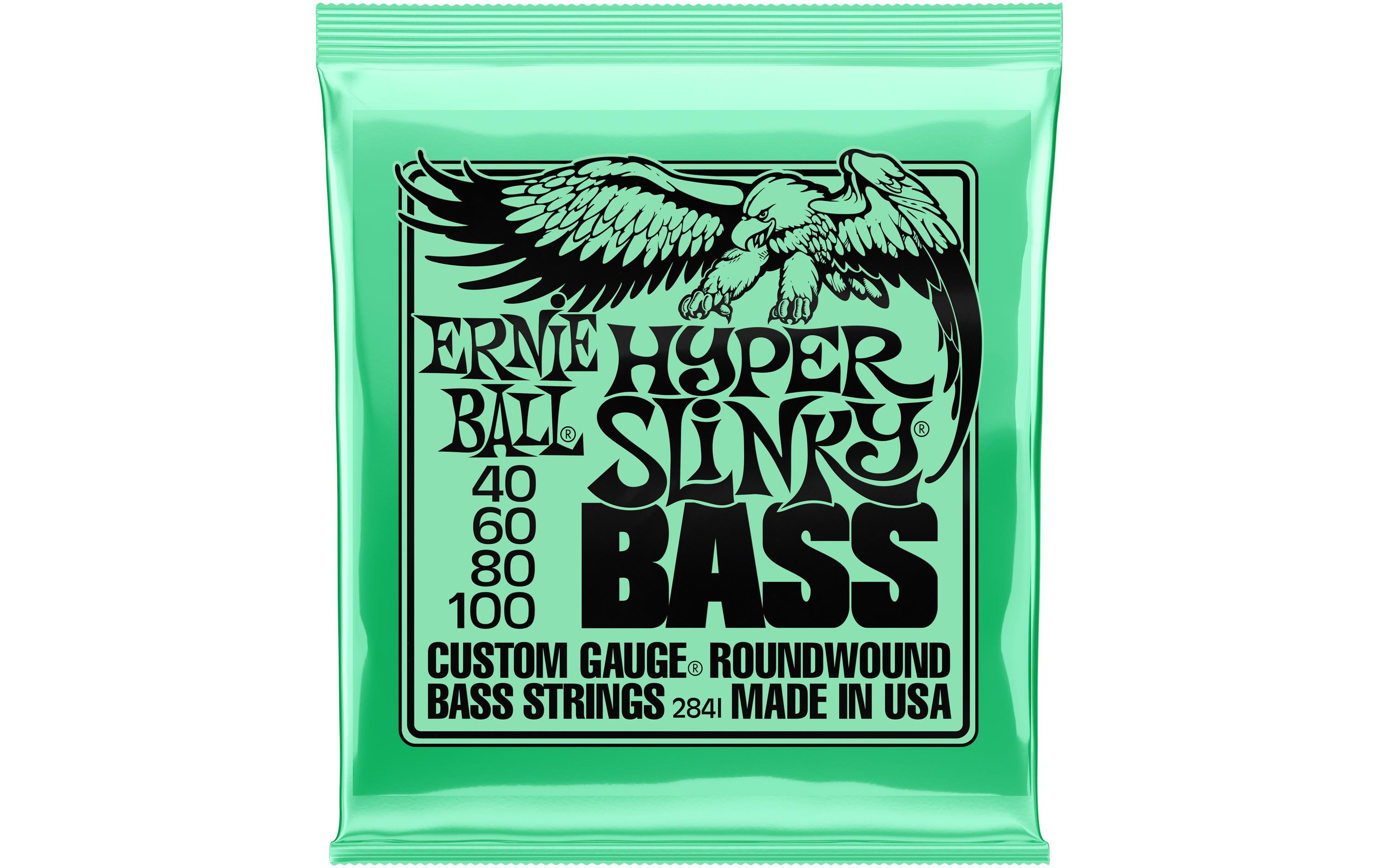 Ernie Ball Basssaiten 2841 Slinky Bass – Hyper 40-100