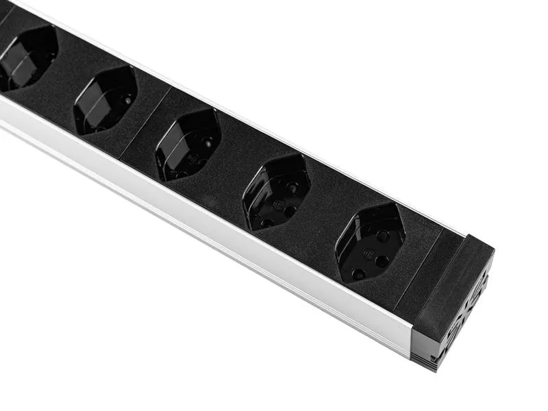 FURBER.power 19 Steckdosenleiste 8x T13 Schwarz FURBER.power 19 Steckdosenleiste 8x T13 Schwarz
