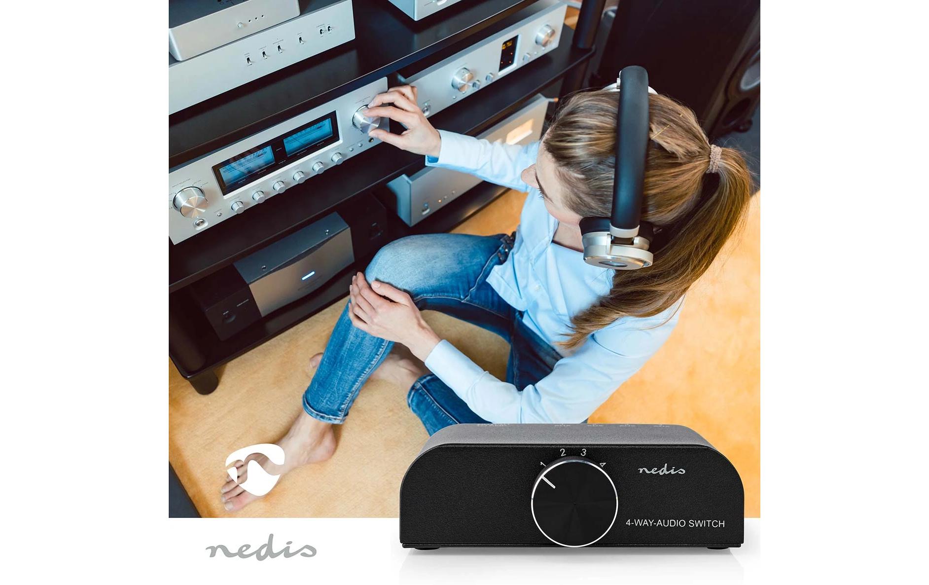 CE Audio-Umschaltpult 4-fach