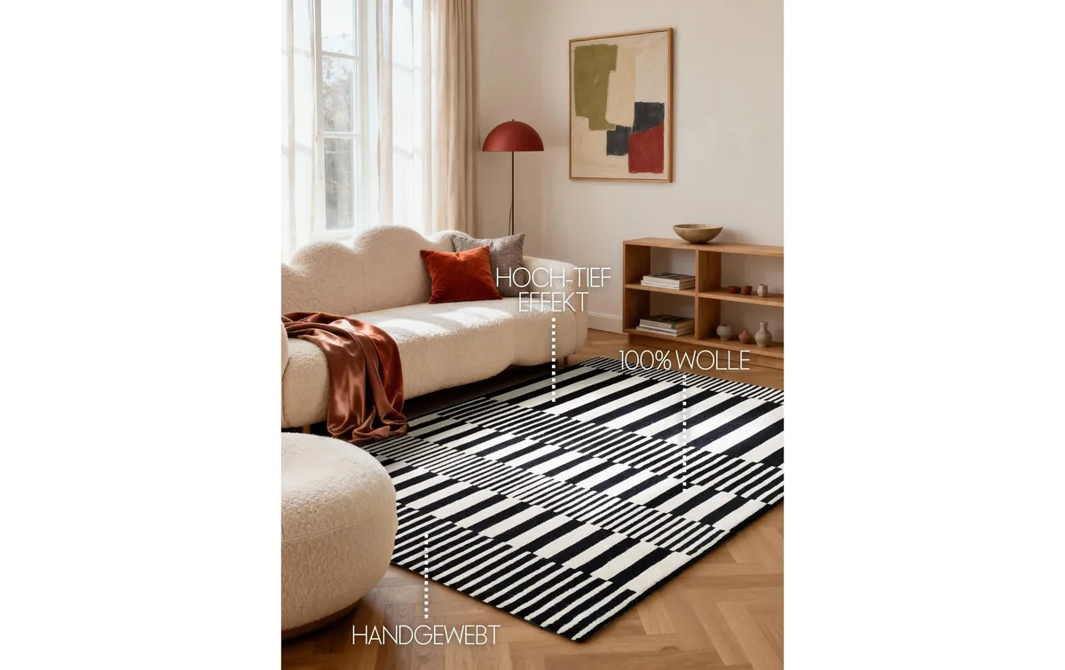 Elle Decoration Teppich Pulse 120 cm x 180 cm Elle Decoration Teppich Pulse 120 cm x 180 cm