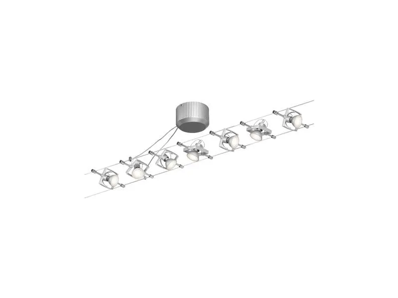 Paulmann Seilsystem Mac II Basisset GU5.3 max. 7 x 10 W Paulmann Seilsystem Mac II Basisset GU5.3 max. 7 x 10 W