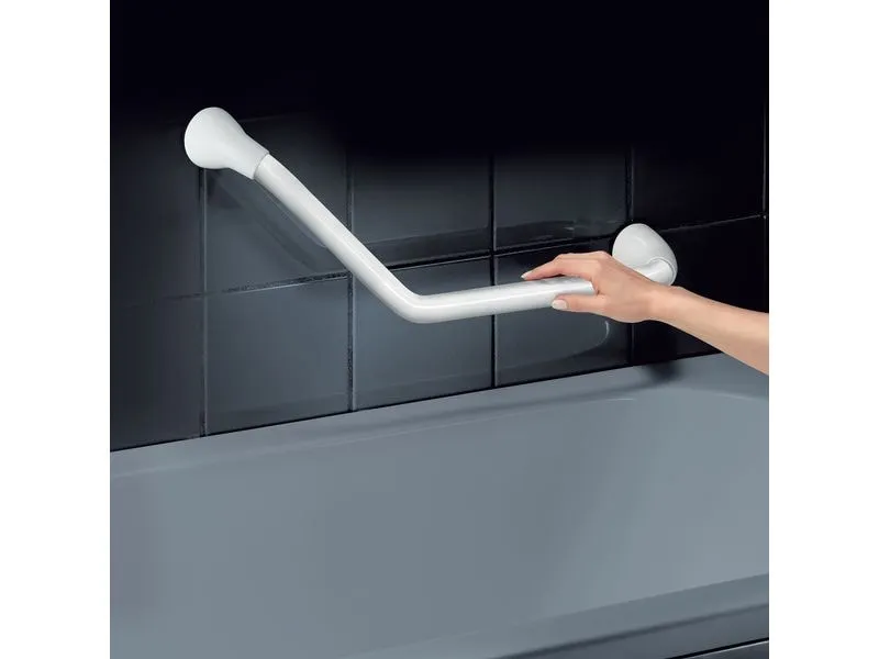 spirella Winkelgriff Vivere Bene Edelstahl Weiss 735 mm