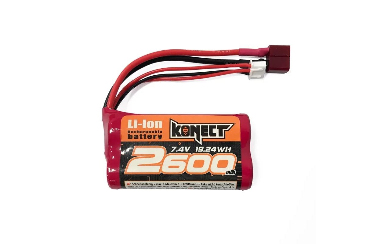 Konect RC-Akku Li-Ion 2600 mAh 7.4 V 15C