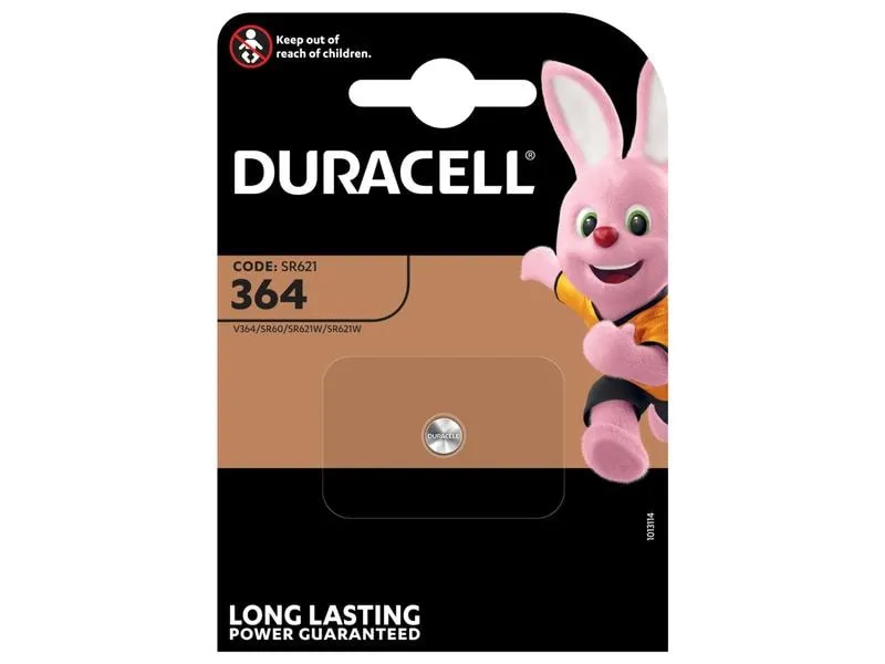 Duracell Knopfzelle Silberoxid 364 1 Stück