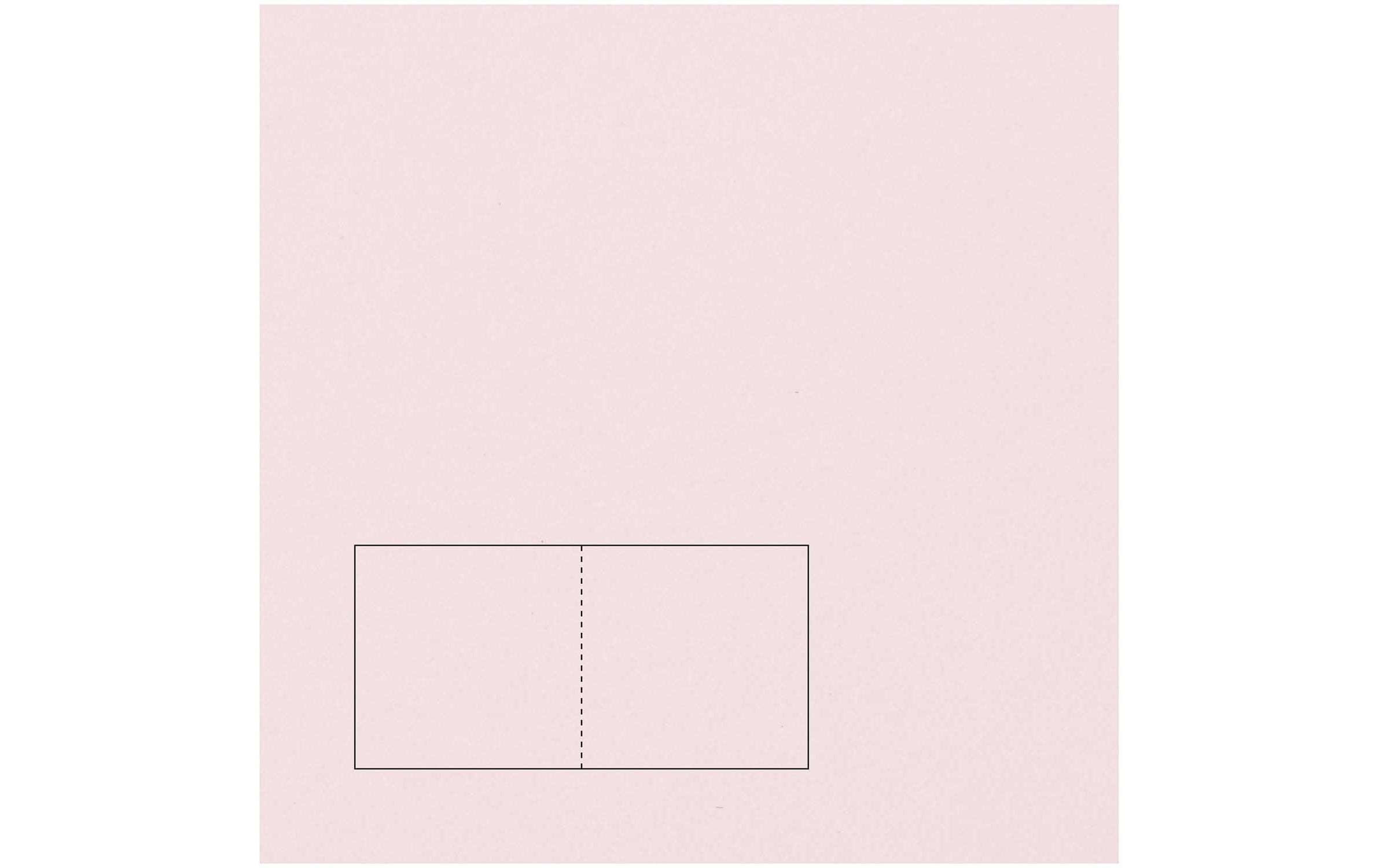 Rico Design Paper Poetry Essentials Karte Rosa