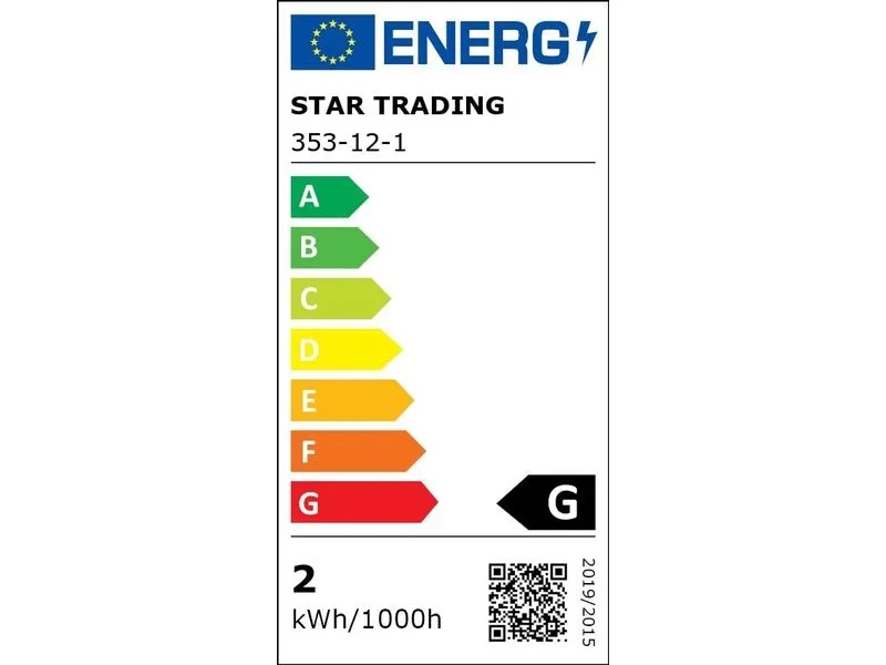 Star Trading LED Leuchtmittel E27 G45 Soft Glow 120 lm 2100K 1.5W 230 V