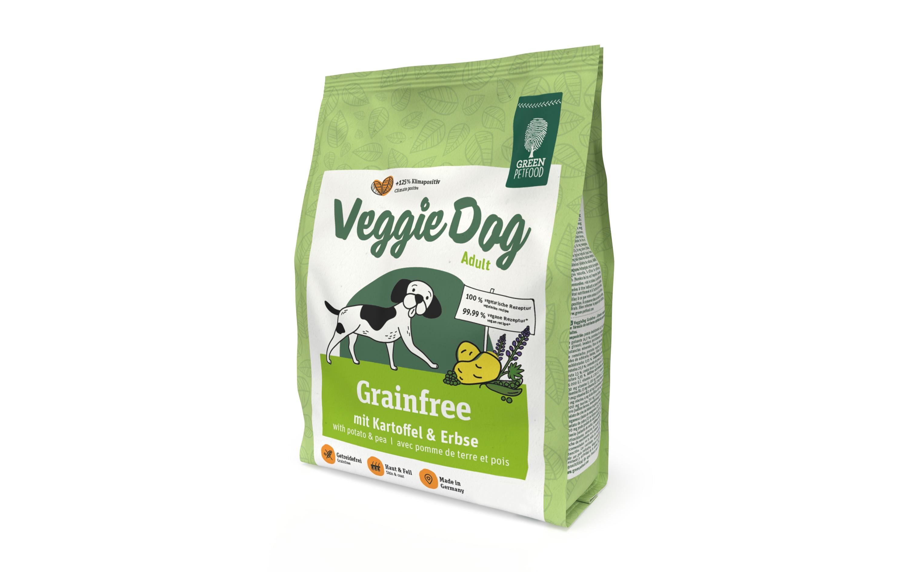 Green Petfood Trockenfutter VeggieDog Grainfree, 10 kg
