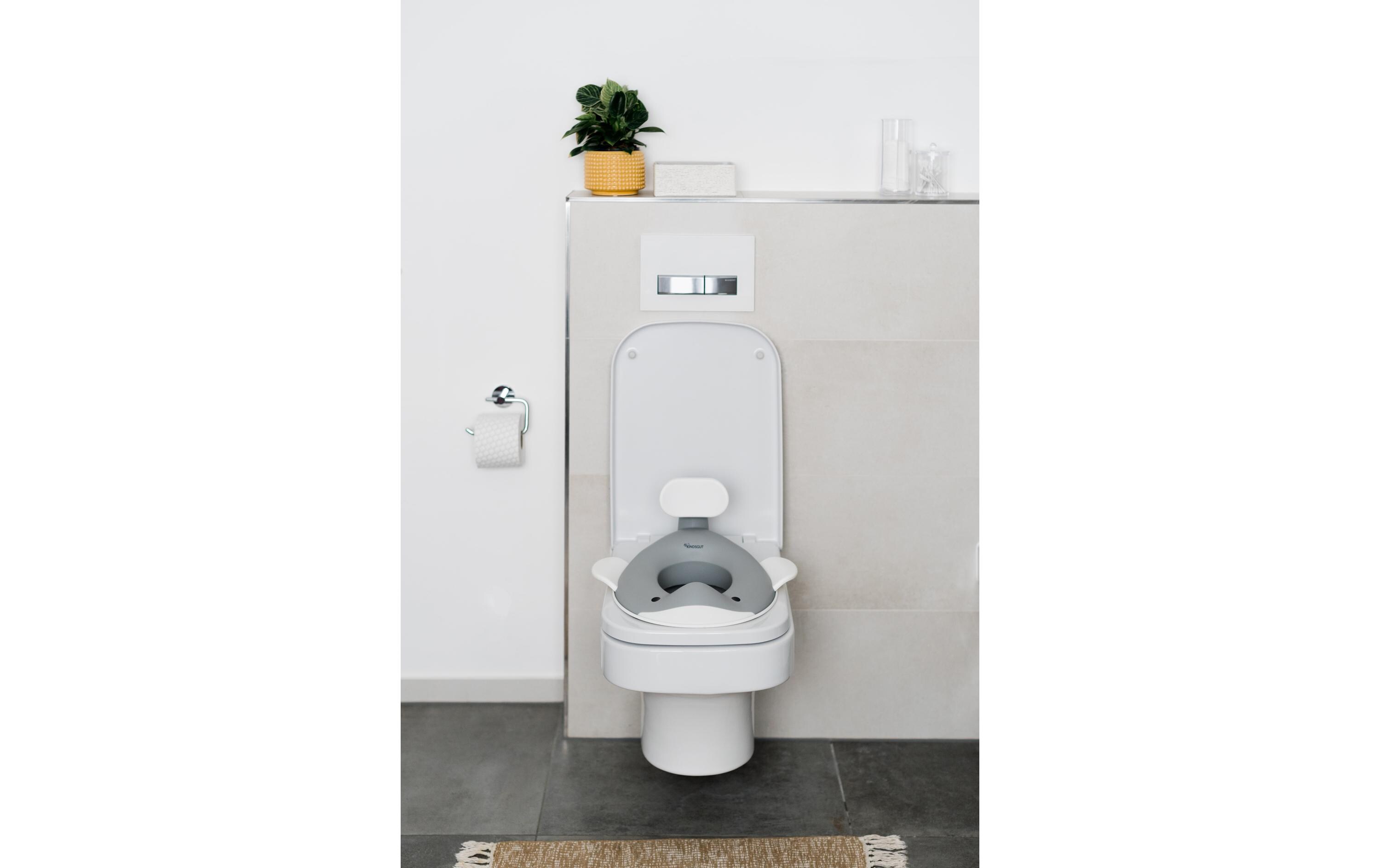 Kindsgut Toilettensitz Wal Dunkelgrau