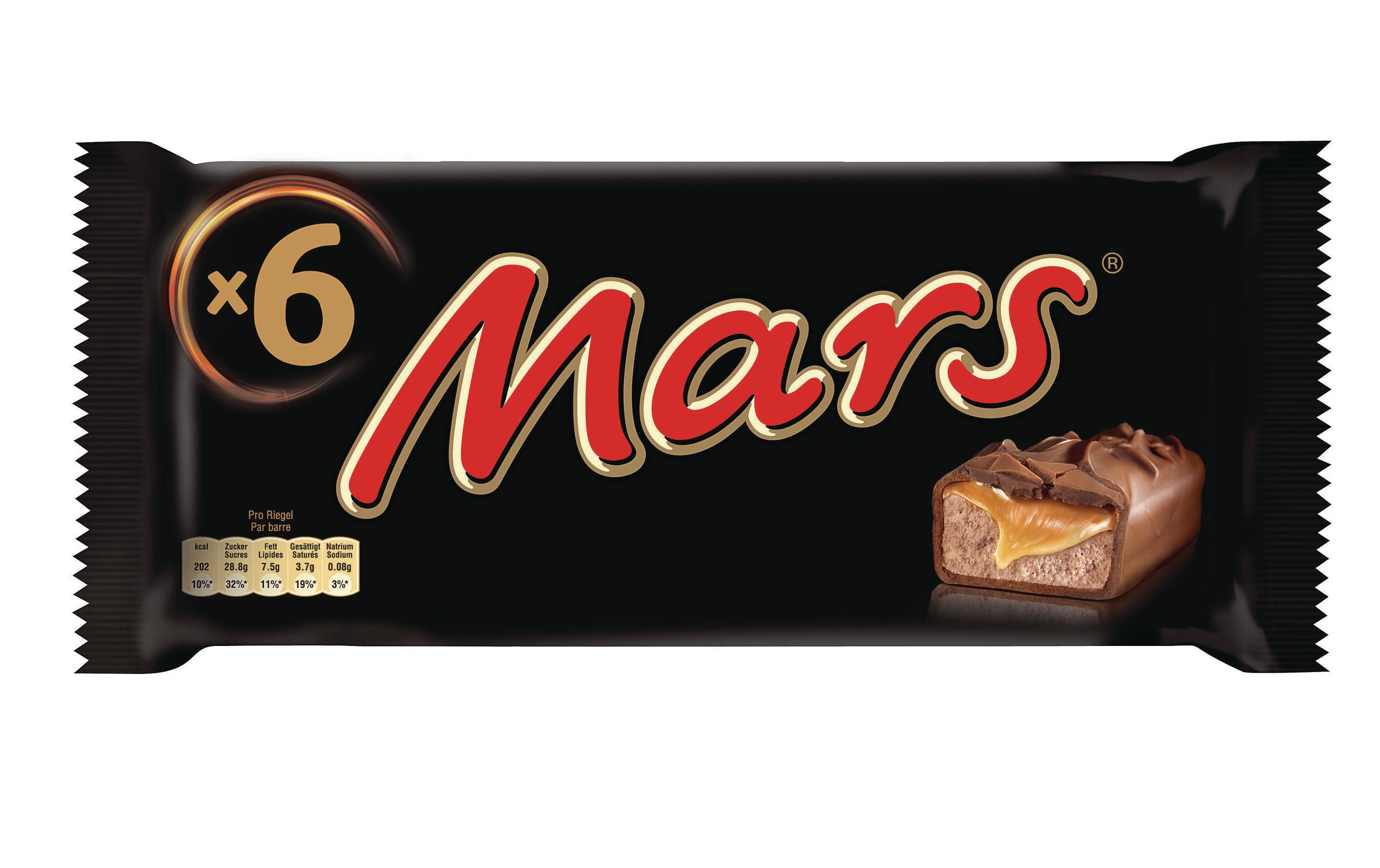 Mars Schokoladenriegel 6 x 45 g