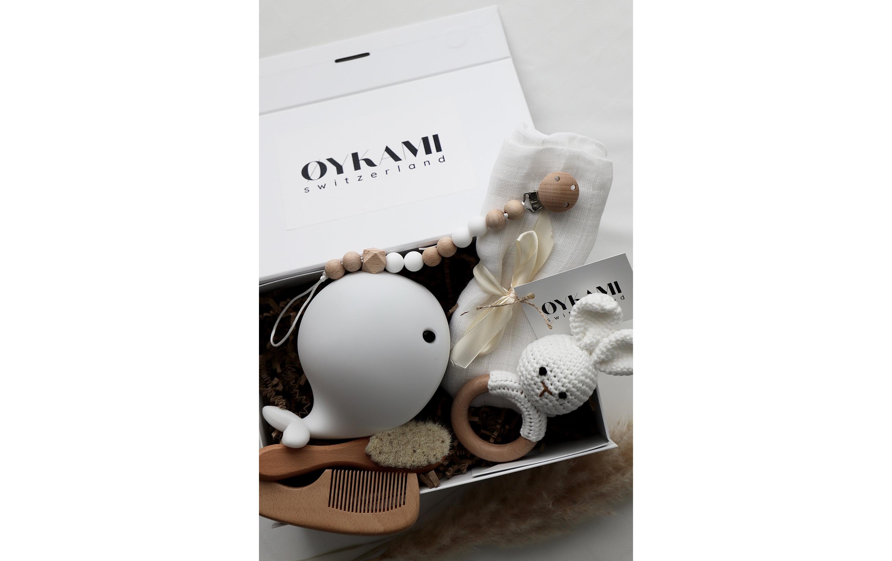 Oykami Geschenkset Athen Weiss mit Wal