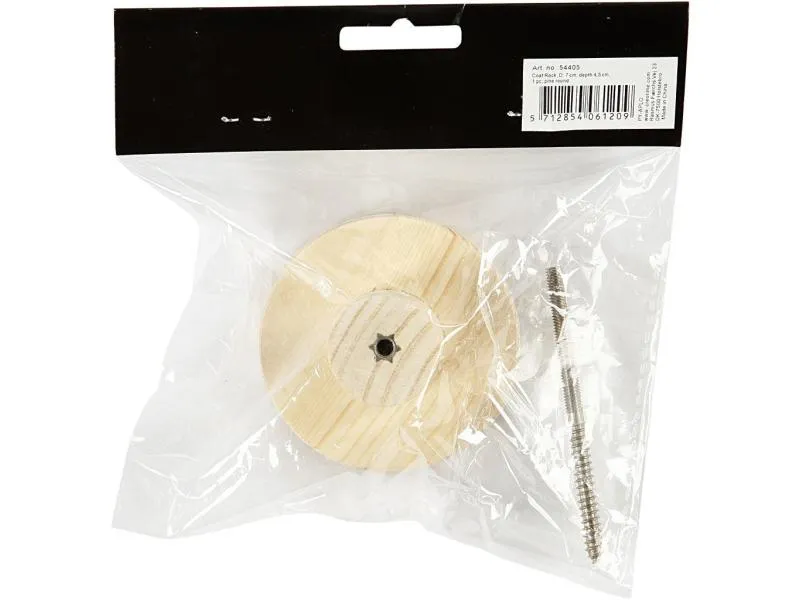 Creativ Company Holzartikel 7 cm Garderobenhaken Creativ Company Holzartikel 7 cm Garderobenhaken