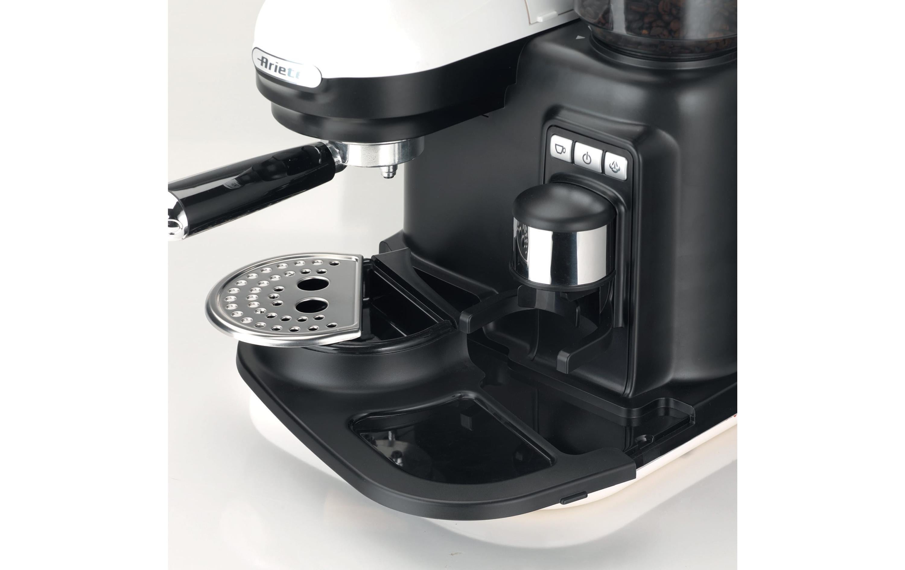 Ariete Portionskaffeemaschine MODERNA Schwarz/Weiss