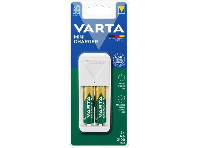 Varta Ladegerät Mini Charger 2x AA Varta Ladegerät Mini Charger 2x AA