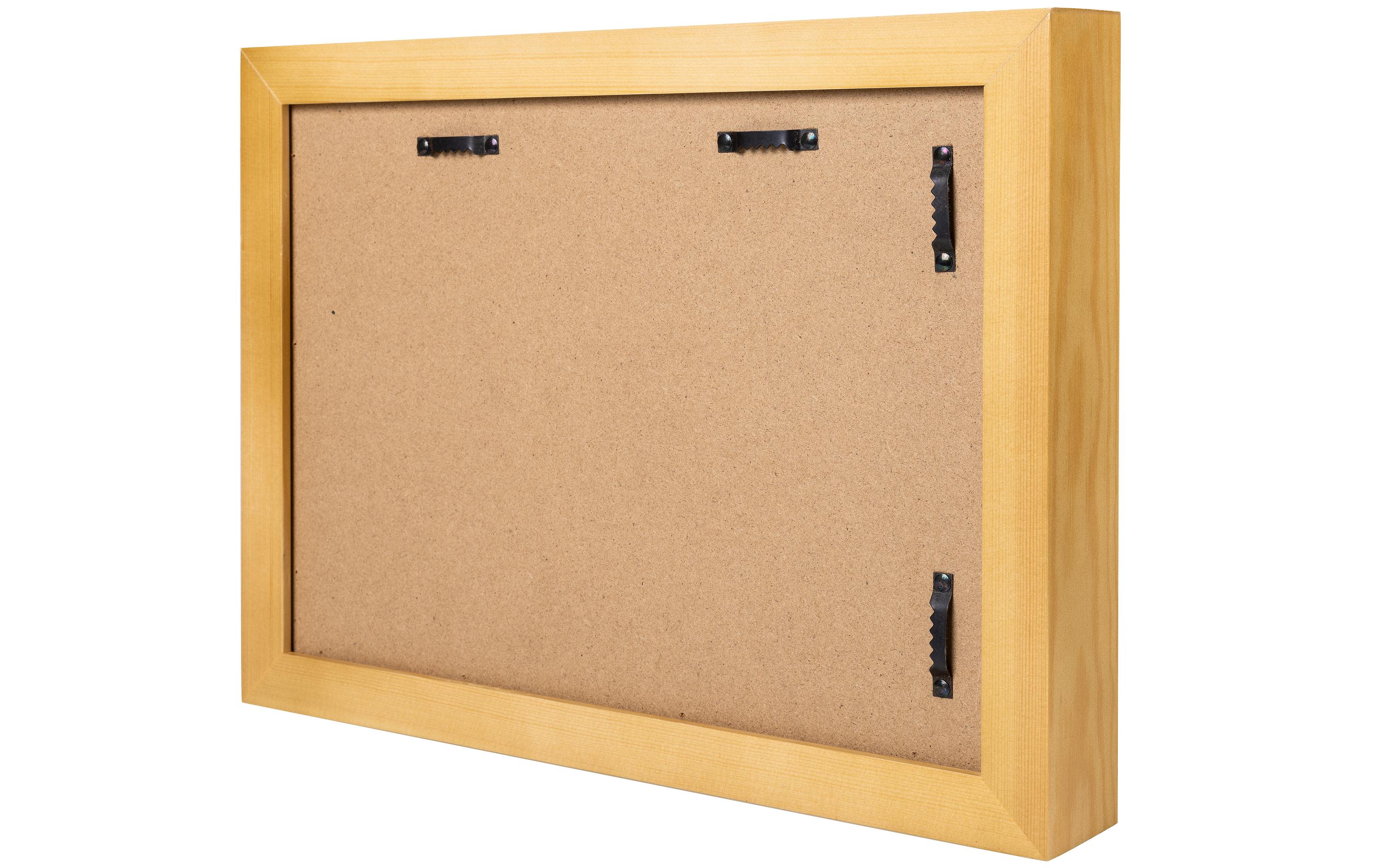 COCON Bilderrahmen für Kinderzeichnungen 35 x 26 x 5 cm, Natur