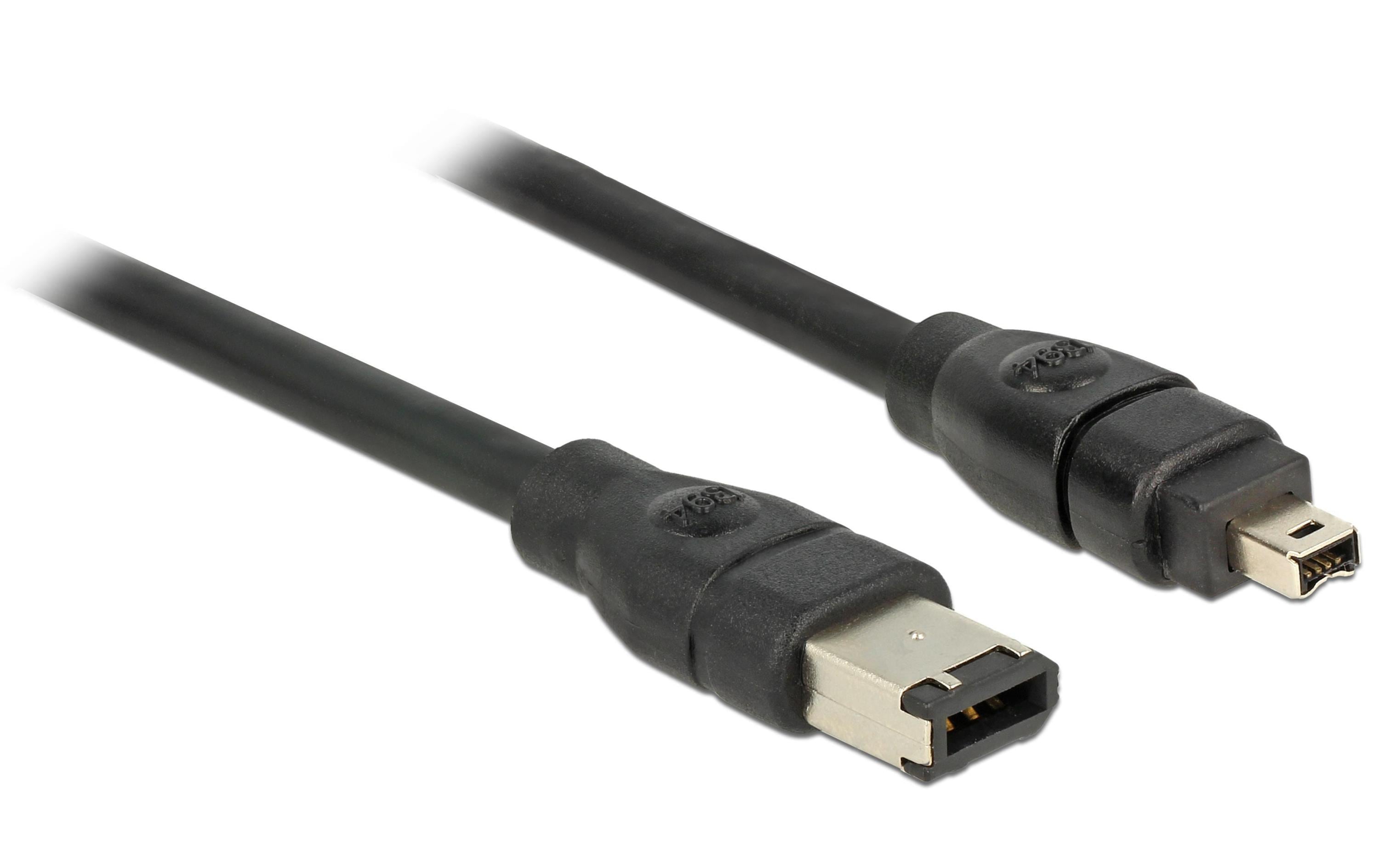 Delock FireWire-Kabel 400Mbps 6Pin-4Pin 1 m Delock FireWire-Kabel 400Mbps 6Pin-4Pin 1 m