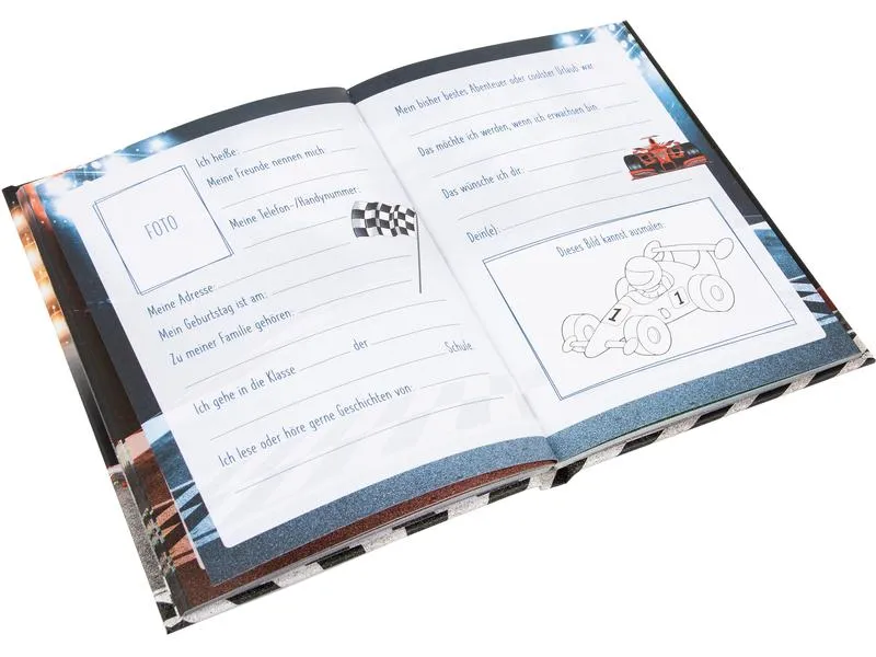 Goldbuch Freundebuch Racing Champion A5, 88 Seiten Goldbuch Freundebuch Racing Champion A5, 88 Seiten