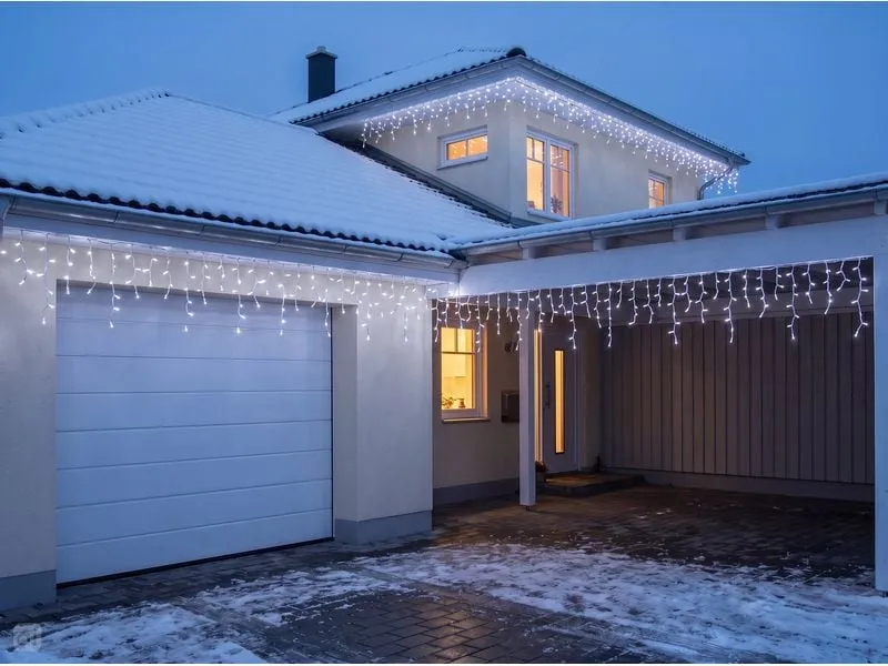 COCON Eiszapfen-Lichterkette LED Neutralweiss, 23.8 m