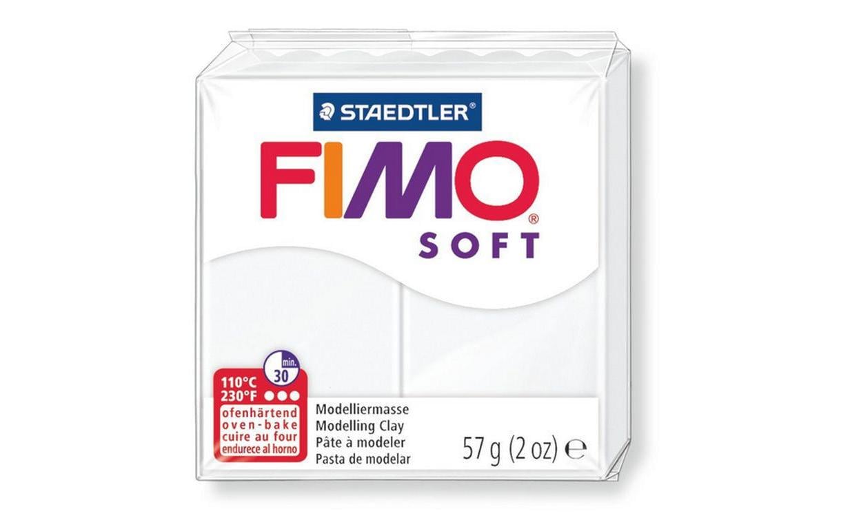 Fimo Modelliermasse Soft Weiss