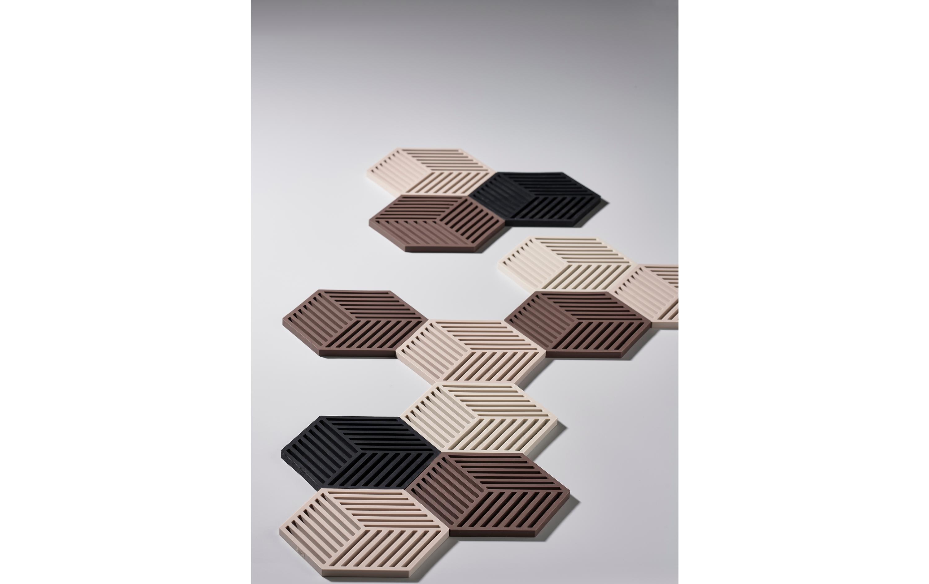 Zone Denmark Topfuntersetzer Hexagon Beige