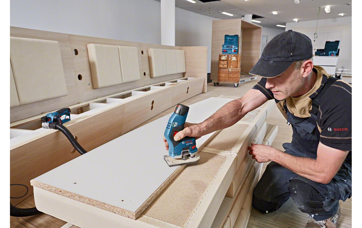 Bosch Professional Akku-Kantenfräse GKF 12V-8 Solo