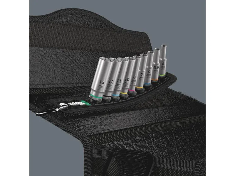 Wera Steckschlüsseleinsatz Belt A Deep 1, 1/4 9-teilig Wera Steckschlüsseleinsatz Belt A Deep 1, 1/4 9-teilig