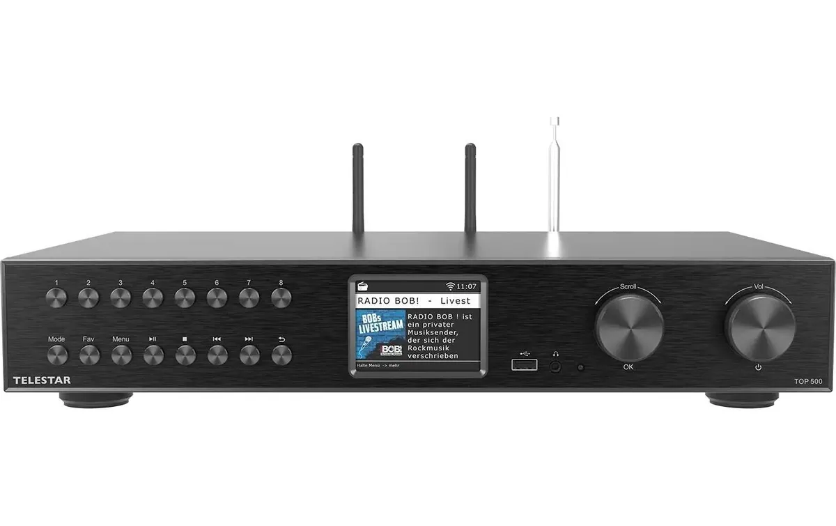 Telestar Netzwerk-Audioplayer TOP 500 Schwarz