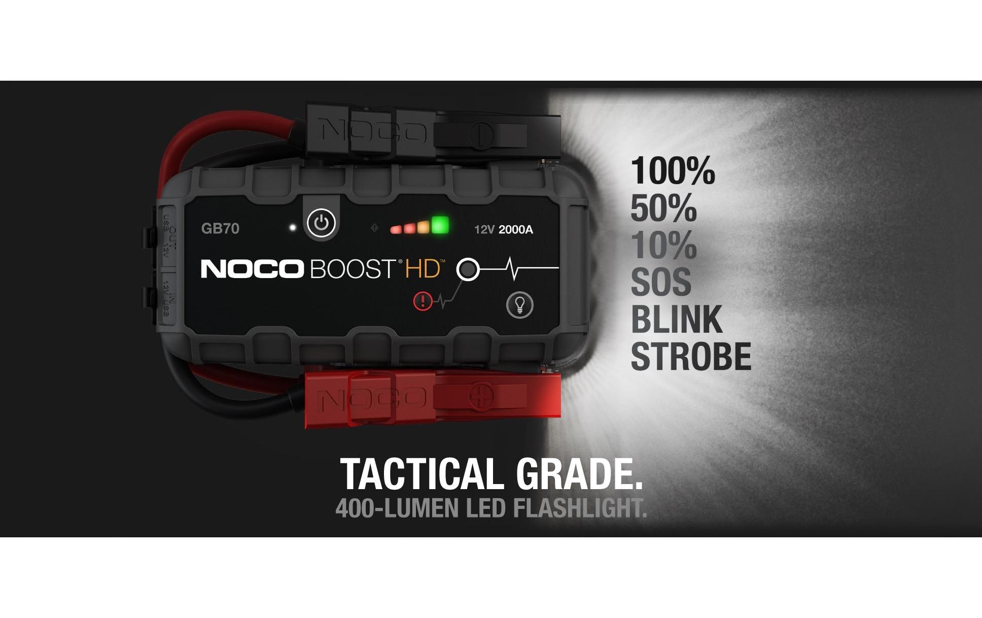 Noco Starterbatterie mit Ladefunktion GB70 12 V 2000A