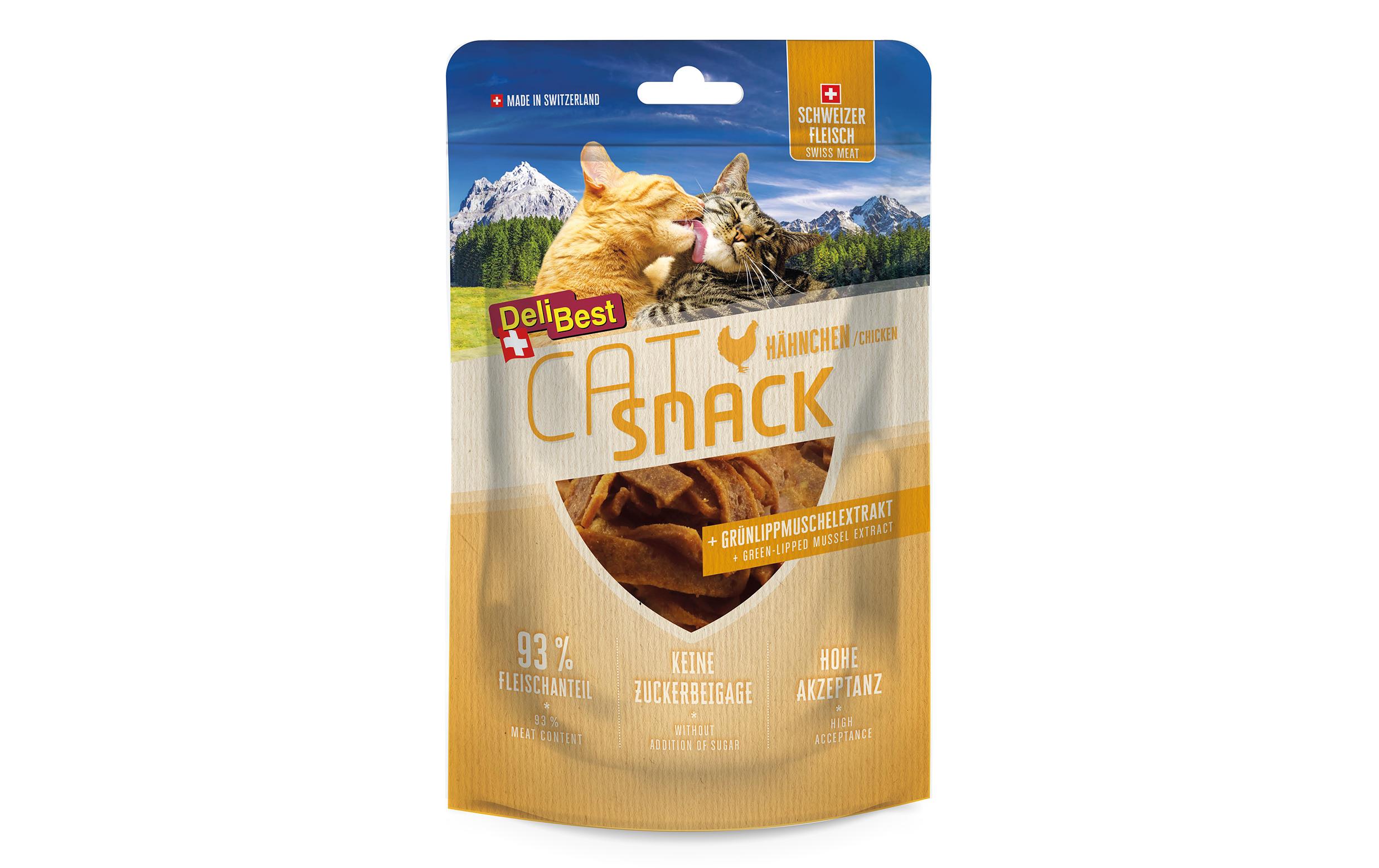 DeliBest Katzen-Snack Cat Hähnchen, schmale Streifen