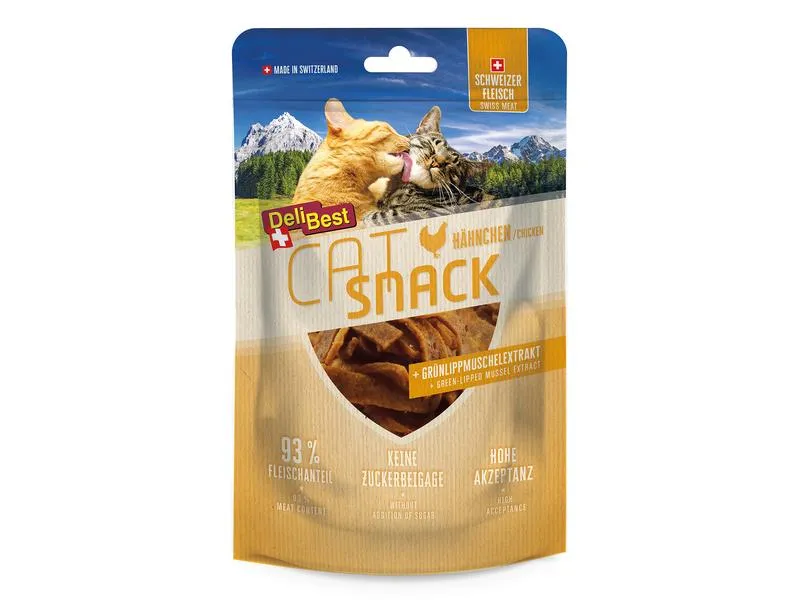 DeliBest Katzen-Snack Cat Hähnchen, schmale Streifen DeliBest Katzen-Snack Cat Hähnchen, schmale Streifen