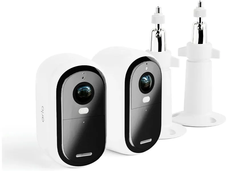 Arlo Outdoor FHD (Gen 2) VMC2250 Weiss, 2er Set mit 2 Halterungen