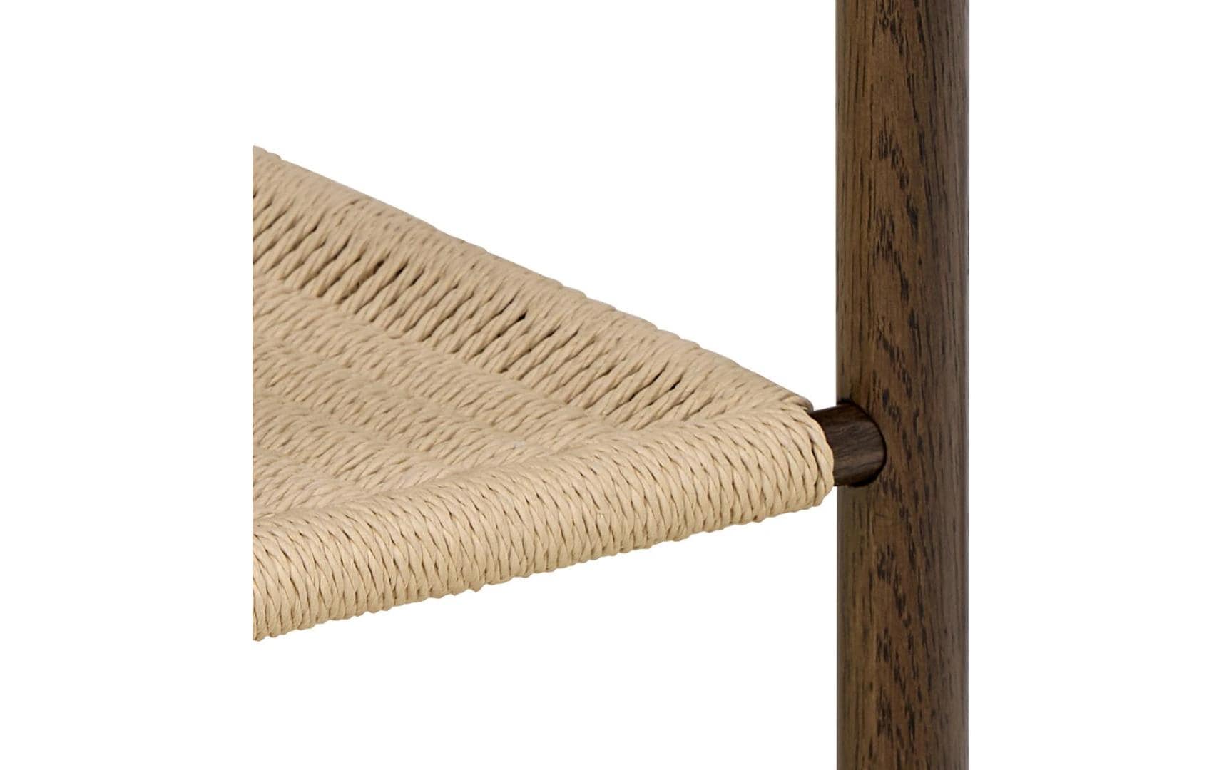 AC Design Nachttisch Monfort Dunkelbraun, 43.5 x 40 x 60 cm