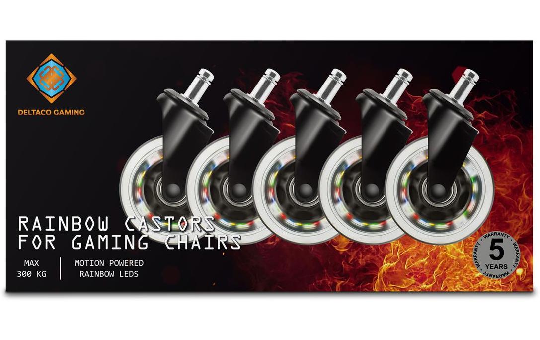 DELTACO Ersatzrollen GAM-141 Schwarz