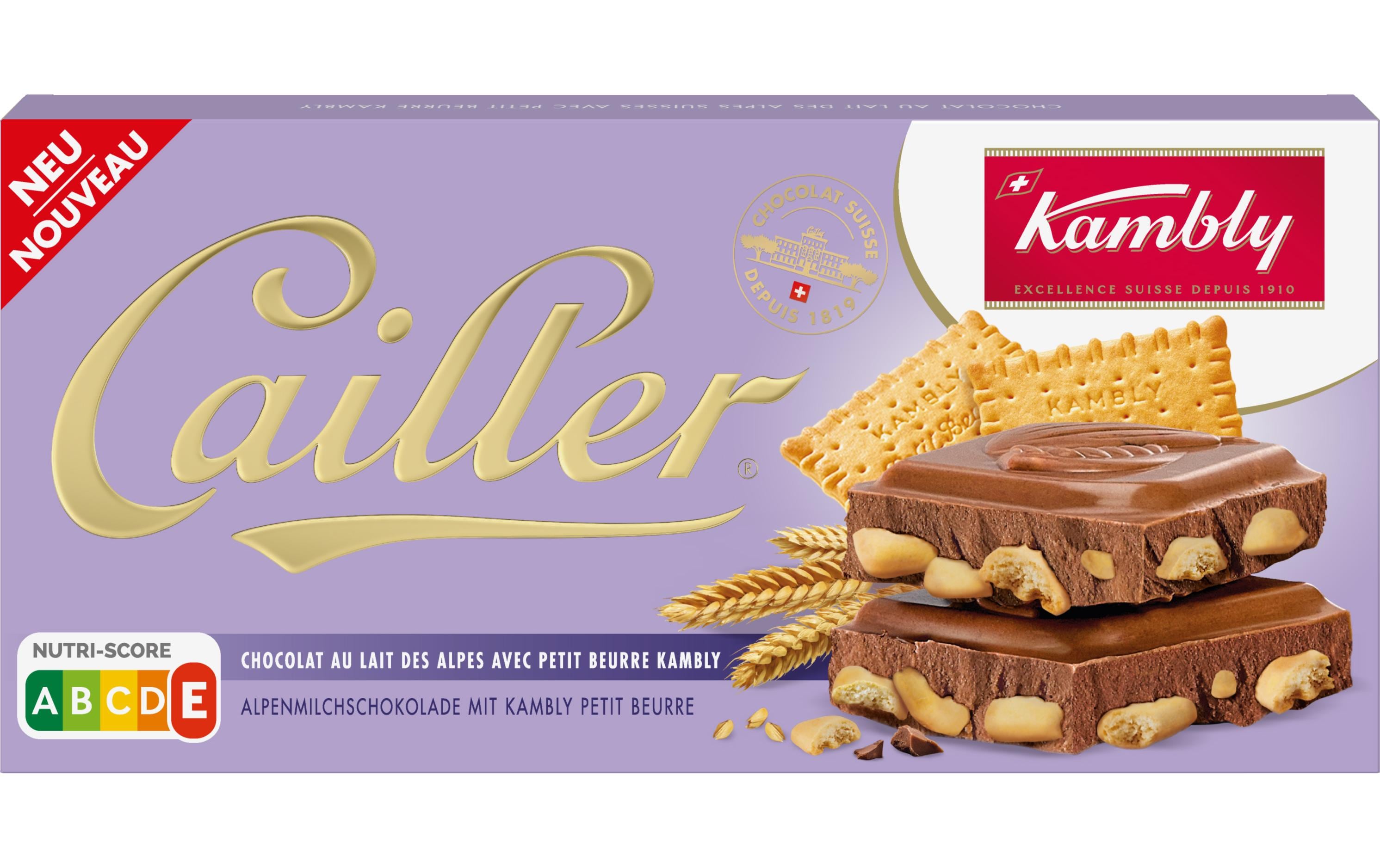 Cailler Tafelschokolade Kambly Milch 180 g Cailler Tafelschokolade Kambly Milch 180 g