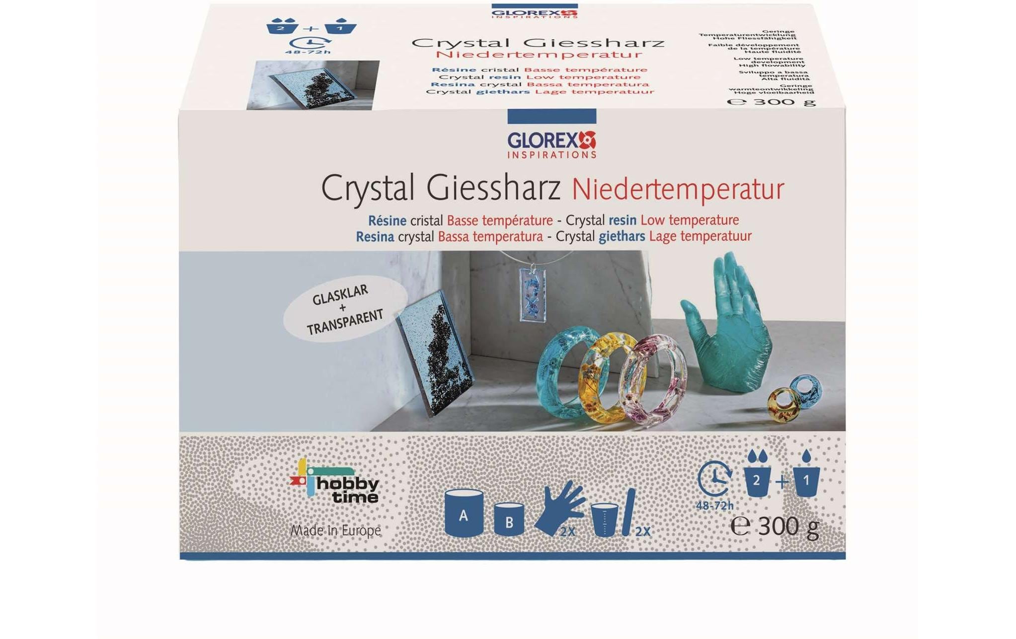 Glorex Giessharz Crystal Niedertemperatur 300g
