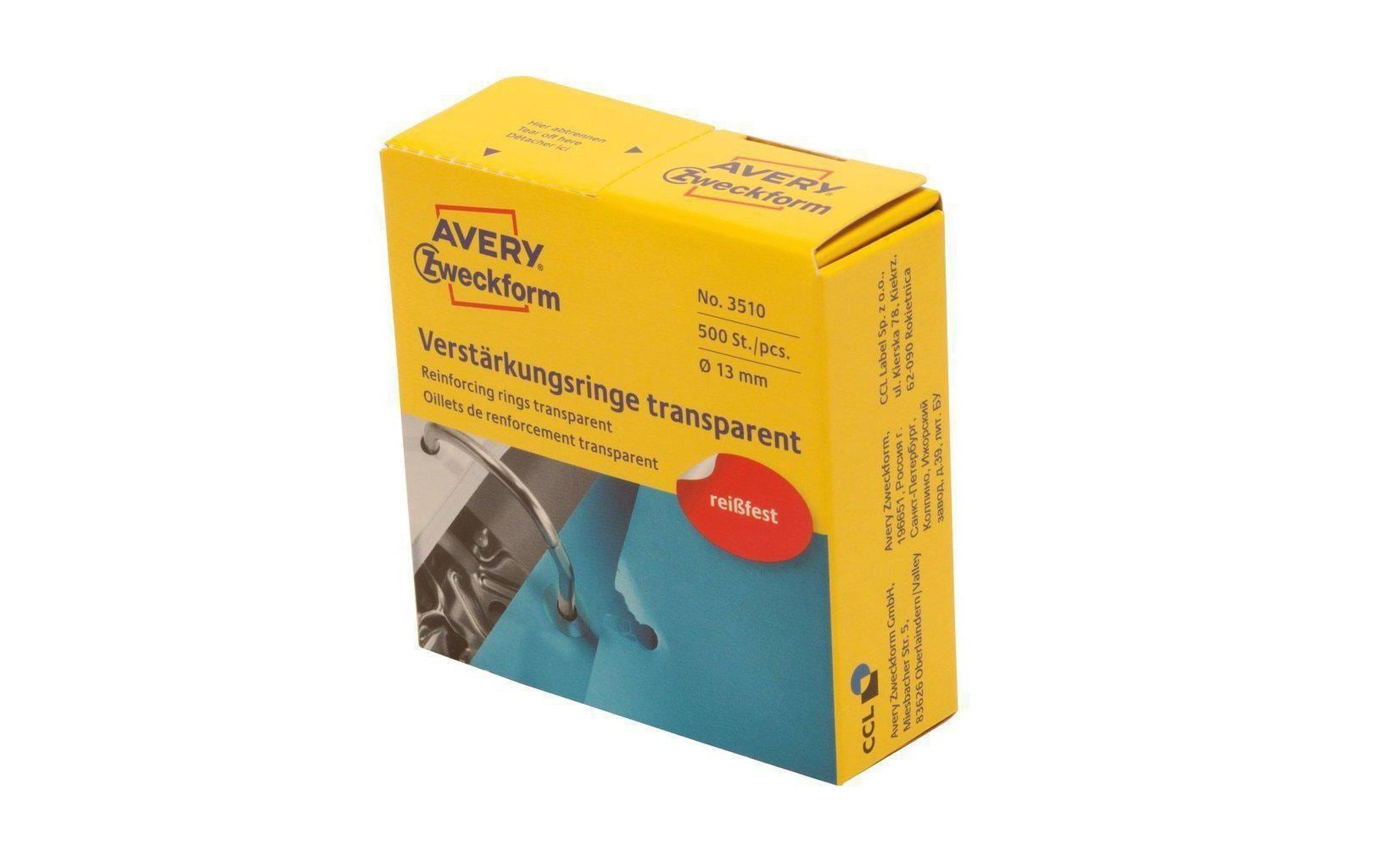 Avery Zweckform Verstärkungsringe 3510 Ø 13 mm Avery Zweckform Verstärkungsringe 3510 Ø 13 mm