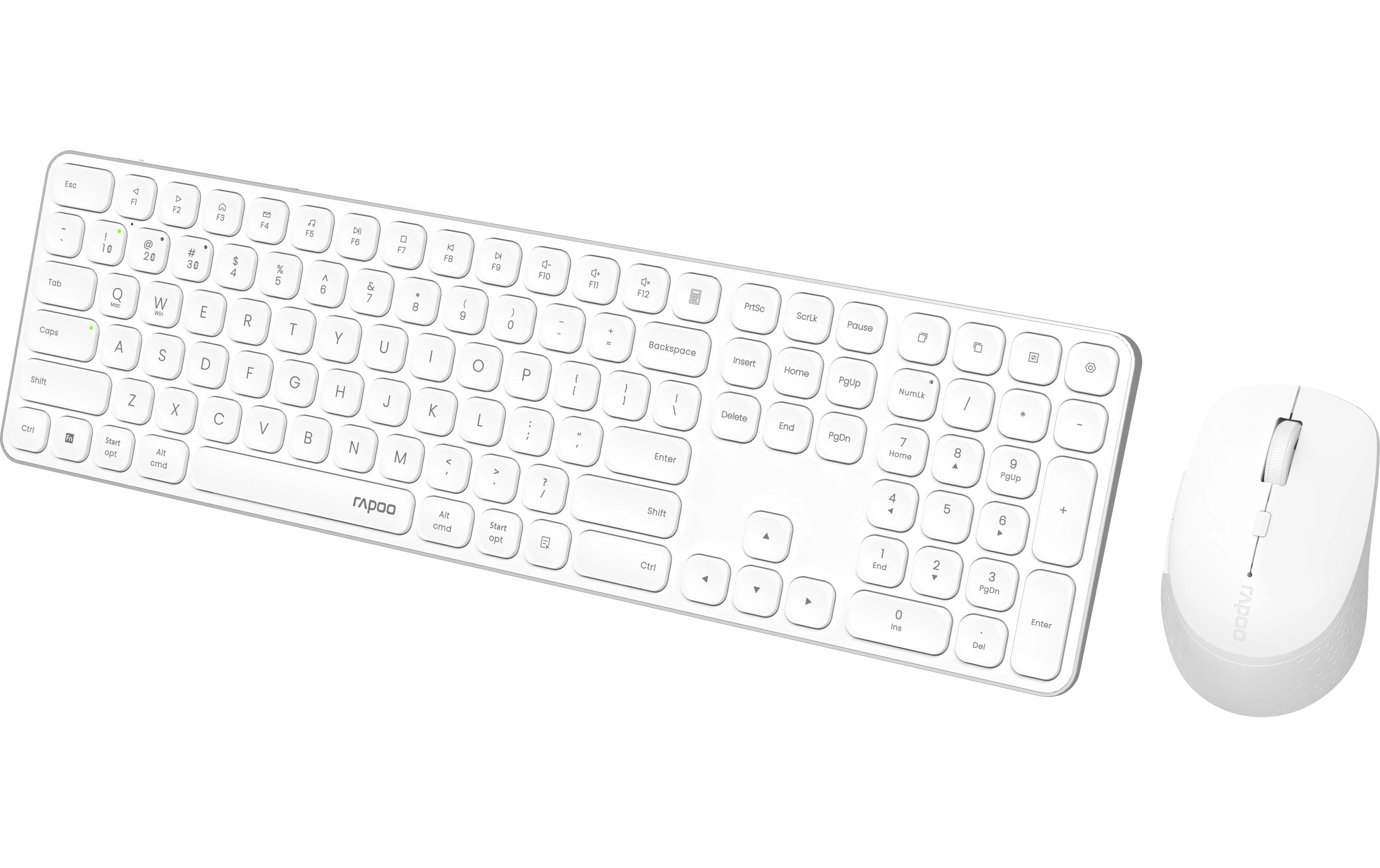 Rapoo Tastatur-Maus-Set 9810M ultraslim