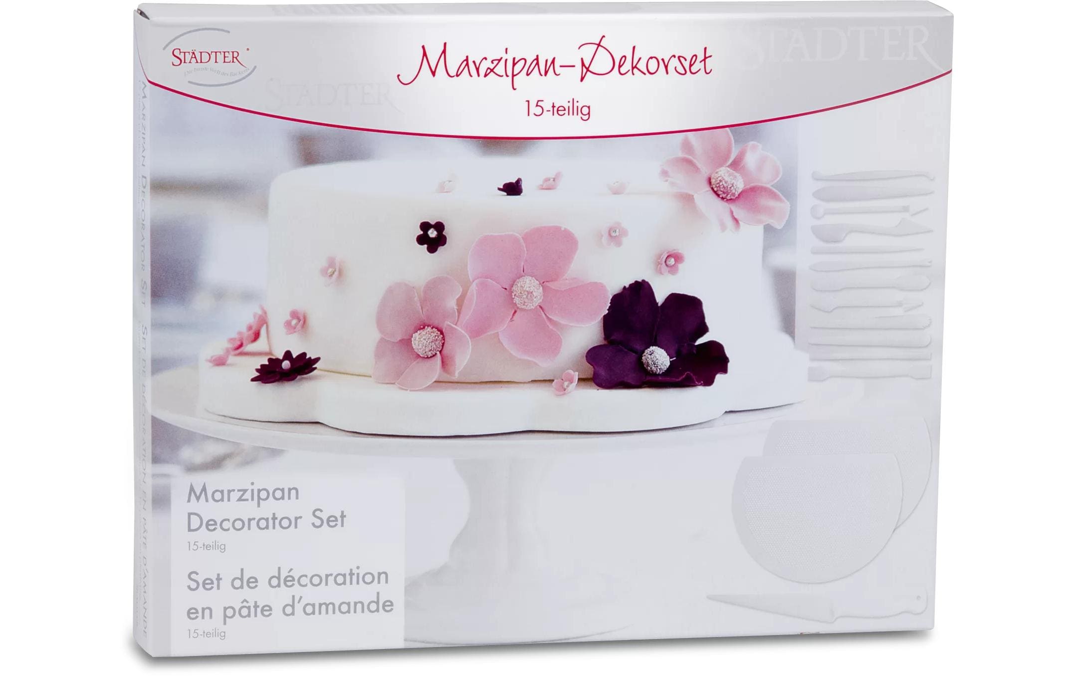 Städter Modellierwerkzeug Marzipandekor 15-teilig