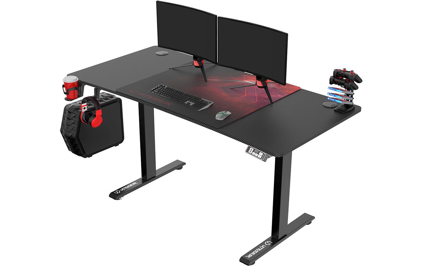 Ultradesk Gaming Tisch Level V2 Rot