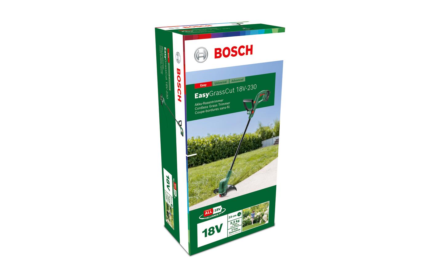 Bosch Akku-Rasentrimmer EasyGrassCut 18 V - 230 Set