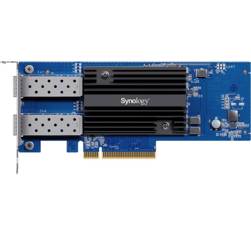 Synology Adapter E10G30-F2 2x 10GbE-Anschlüsse, SFP+-Optionen Synology Adapter E10G30-F2 2x 10GbE-Anschlüsse, SFP+-Optionen
