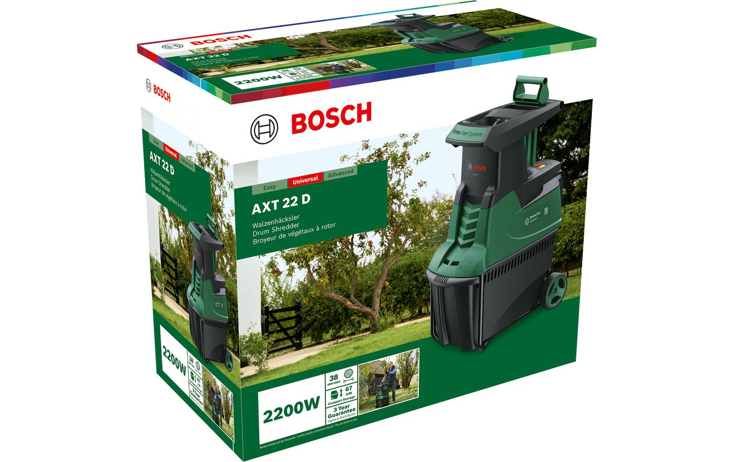 Bosch Häcksler AXT 22 D, 2200 W