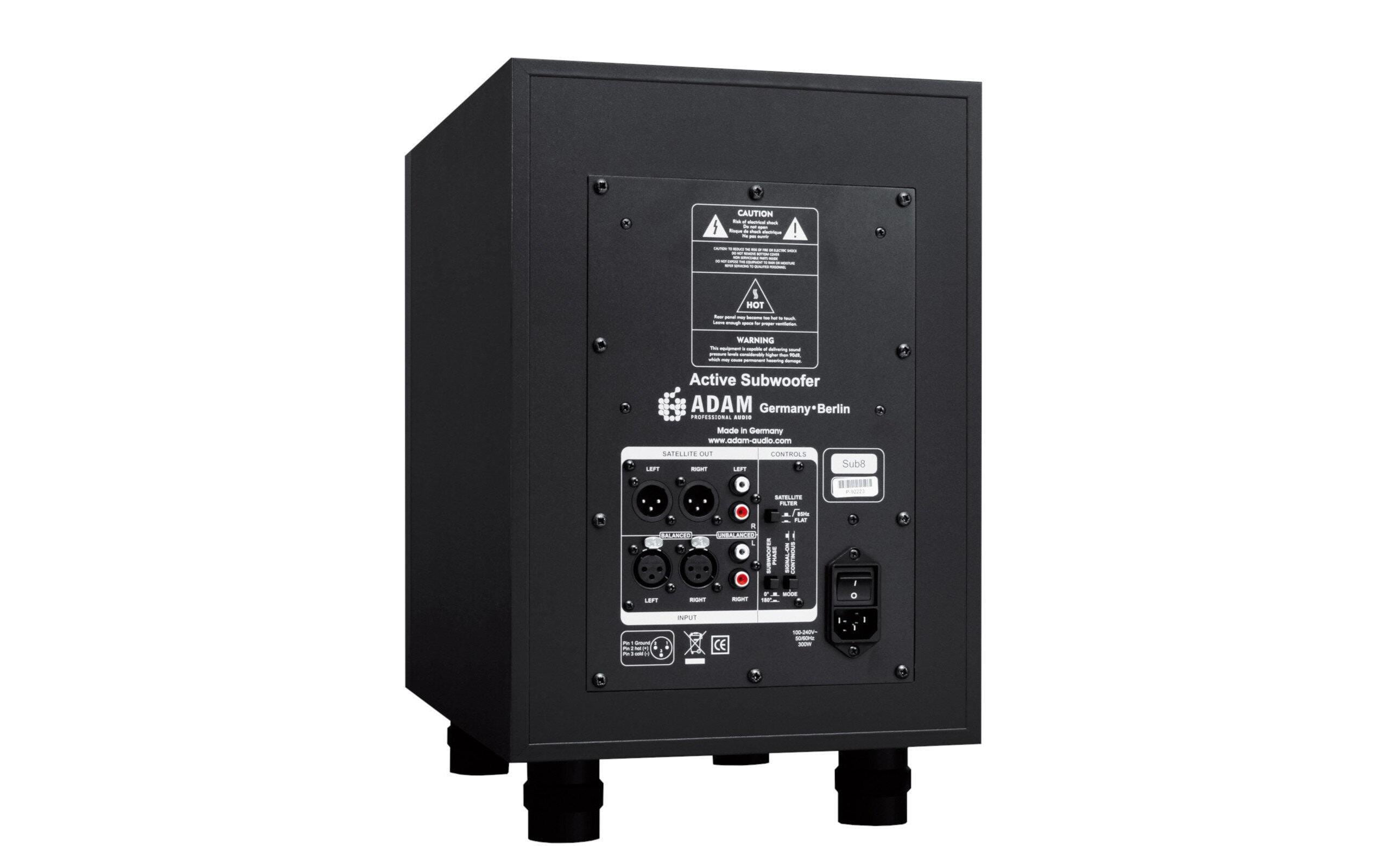 ADAM Audio Subwoofer Sub8 8.5 ADAM Audio Subwoofer Sub8 8.5
