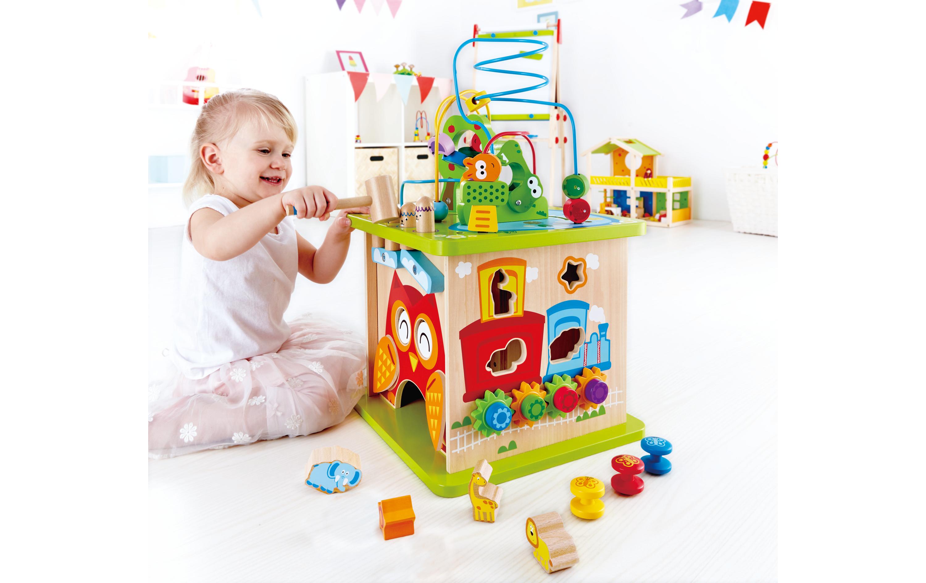 Hape Motorikwürfel Wild Safari Adventure Center