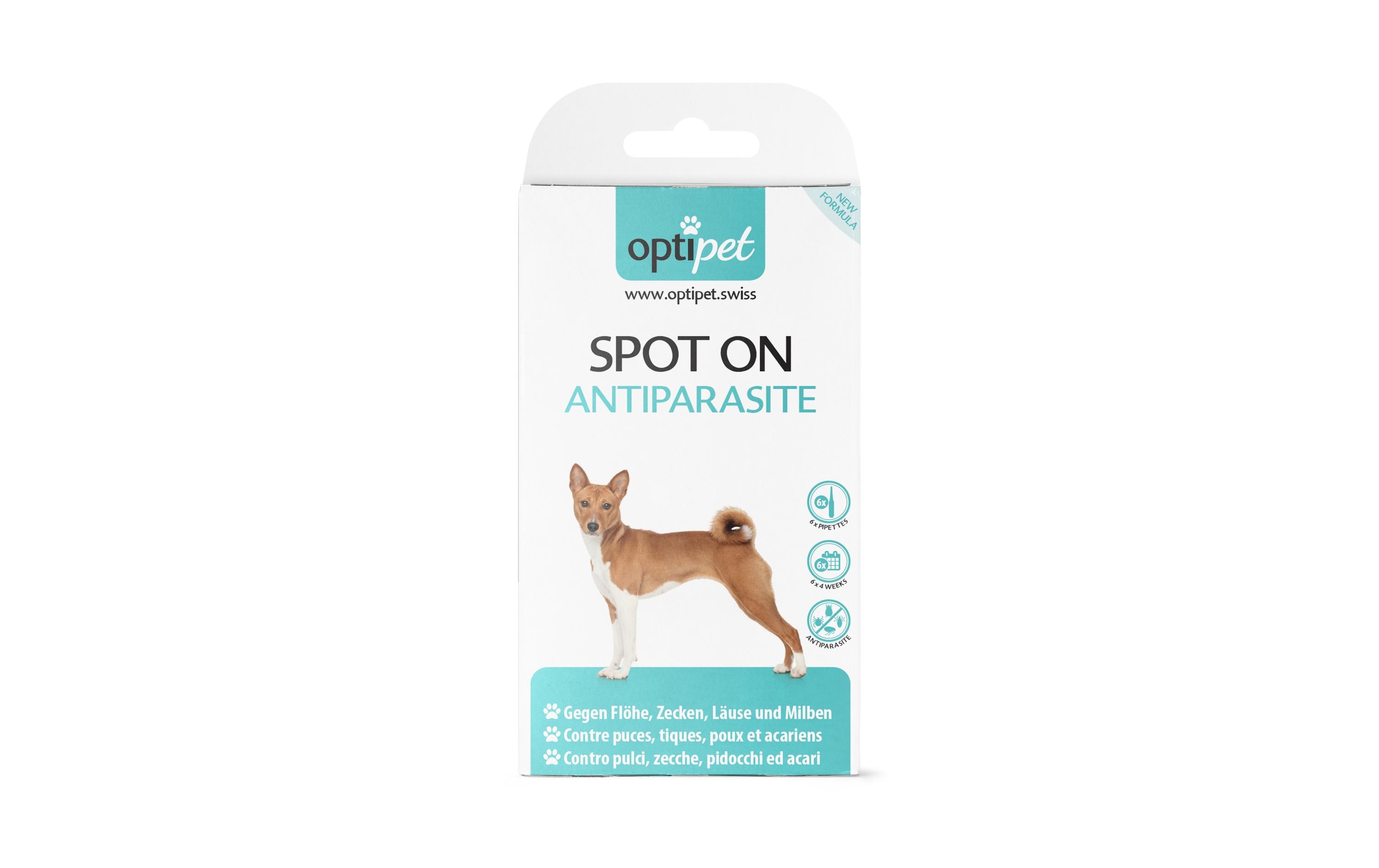 OptiPet Anti-Parasit-Tropfen SPOT ON 6 x 1.5 ml OptiPet Anti-Parasit-Tropfen SPOT ON 6 x 1.5 ml