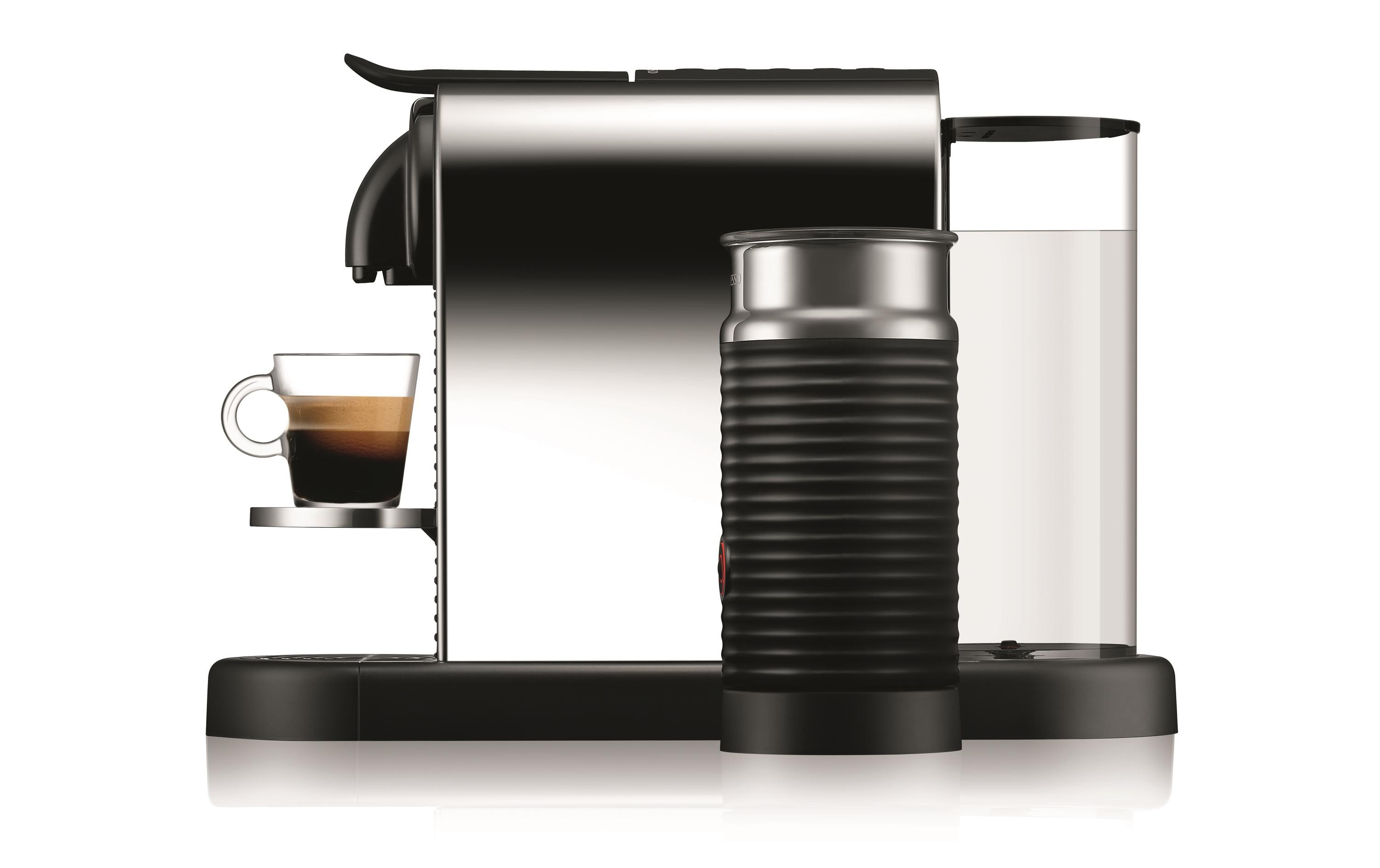 De'Longhi Kaffeemaschine Nespresso CitiZ Platinum&Milk EN330.M Silber